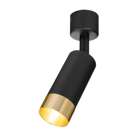 Спот Wolta WSL-MR11/S15BG под лампу MR11 с цоколем GU10 Черный / золотой PETITE