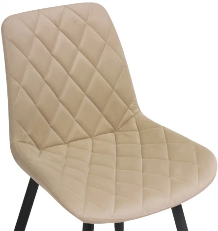 Стул Notta на металлокаркасе Баодин Б/К бежевый / черный 517114