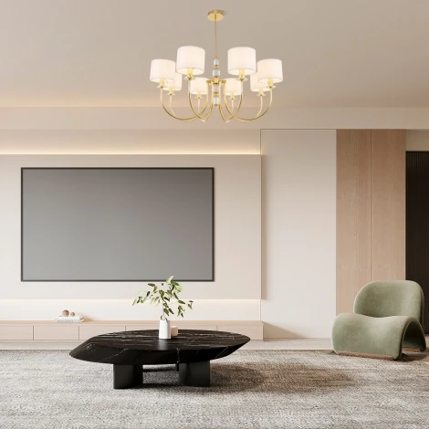 Потолочная люстра на штанге Arte Milano AM348401 348401/8 NGD (220V)