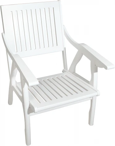 Кресло Массив решетка, каркас снег Mebelik арт.007763