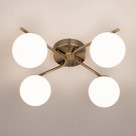 Потолочная люстра RGB на штанге Citilux Адам Смарт CL228A143 (LED, 220V, умный дом - Алиса, Маруся, Салют, шарики)