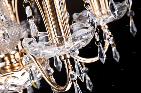 Подвесная люстра Arte Lamp Sparkles A3054LM-5GO