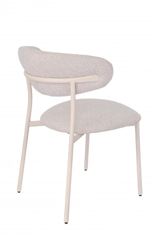 Стул обеденный Stool Group Ayla серый белые ножки 2 шт. УТ000042039