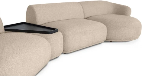 Диван Fabro ОГОГО (арт.853490), (Ткань,Букле/Бежевый)