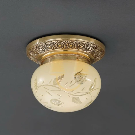 Потолочный светильник круглый Reccagni Angelo 7842 PL 7842/1 (220V)