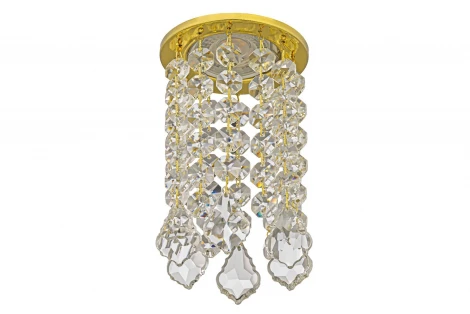 Встраиваемый светильник хрустальный Dio D'Arte Osimo Gold GU10.5.14.8.122 G (220V, круглые)