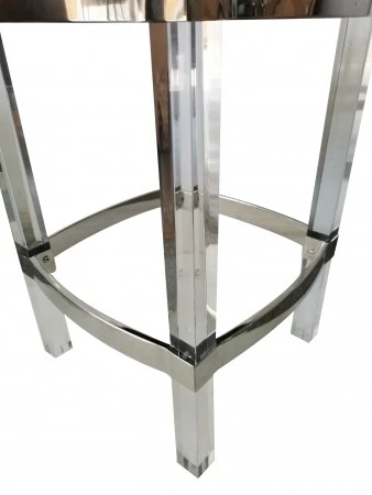 Табурет барный IST-CASA Найс MH-1974S.1, 40х40х61, белый, хром