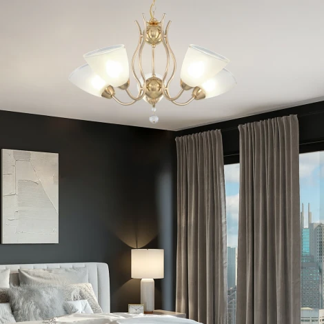 Подвесная люстра Arte Milano Amalfi-5816 335816/5 FGD (220V, подвески, на цепи)