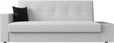 Диван-книжка Лига-020 стол справа (Белый,Черный/Экокожа) Лига Диванов арт.118539