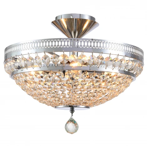 Потолочная люстра Natali Kovaltseva Barocco 81405/4C CHROME