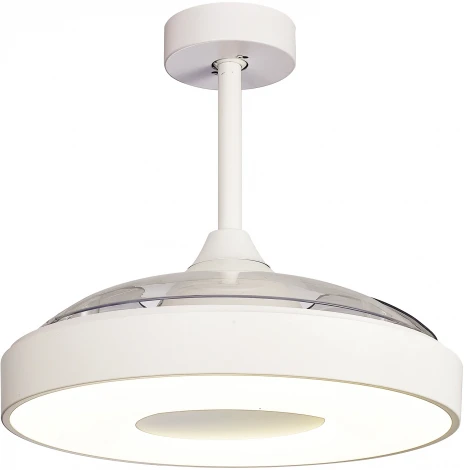 Потолочная люстра светодиодная с вентилятором Mantra Coin 8216 (регулировка яркости, 220V, пульт управления, круглые)