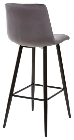 Барный стул LECCO UF910-05 DARK GREY, велюр, 4 шт./2 кор.