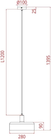 Подвесной светильник Arte Lamp Skat A7052SP-1BK (220V, на проводе, круглые)
