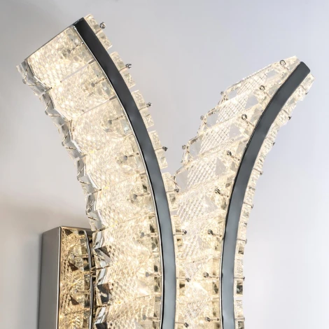 Бра светодиодное хрустальное с регулировкой цветовой температуры Modelux MODELUX ML.759.02 CR