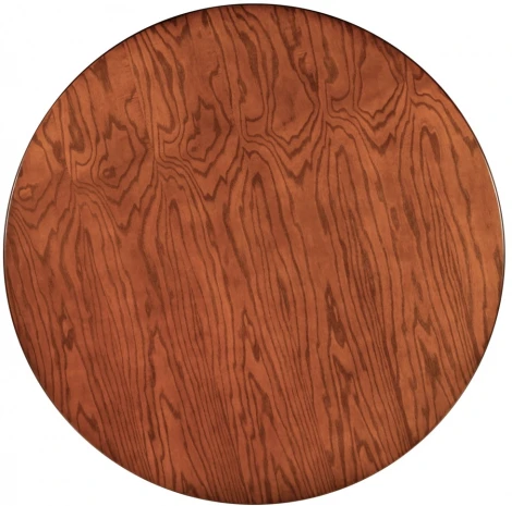 Стол Liverpool диам.110см, шпон орех с золотистыми ножками Bradex Home RF 0439