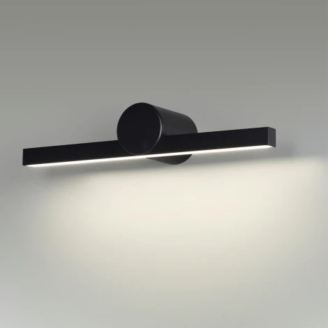 Настенный светильник Odeon Light Abri 6623/8WL IP54 LED 8W 4000K 220V черный/металл/акрил