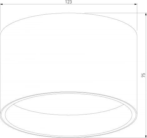 Точечный светильник накладной светодиодный Elektrostandard Banti 25123/LED (220V, круглые)