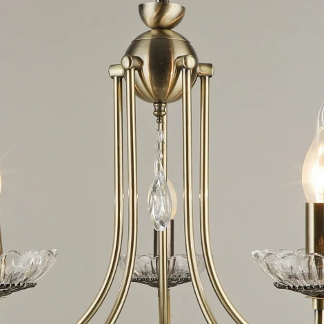 Подвесная люстра Reluce 04749-0.4-05 (220V, подвески, на цепи, подсвечник, свеча)