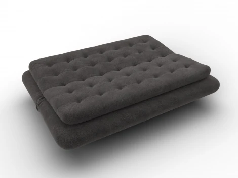 Диван-книжка Лига-123 (Металл,ЛДСП,Брус,Доска,Велюр/Темно-коричневый) Лига Диванов 137622