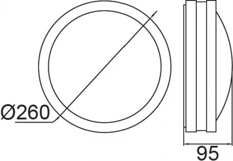 Потолочный светильник уличный Oasis Light SIDNEY 3362 Gr
