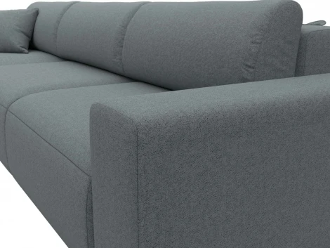 Диван угловой Лига-036 НПБ Классик Лонг левый угол Лига Диванов (Рогожка) арт.124680L