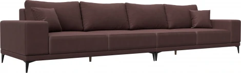 Диван прямой Льюес Лонг Лига Диванов (Замша) арт.126721