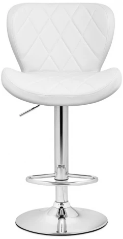 Барный стул Woodville Porch white / chrome 15508