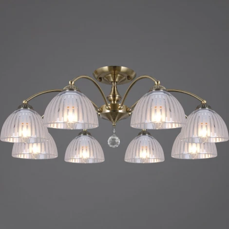 Потолочная люстра на штанге ILLUMICO IL0564-8CSQ-25AB ELITE