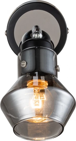 Спот Escada Carlo 593/1A 1x40Вт E14, металл, чёрный/хром