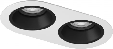 Встраиваемый светильник под LED модуль/ламп МR16 Lightstar Domino D6560707BMOD (220V)