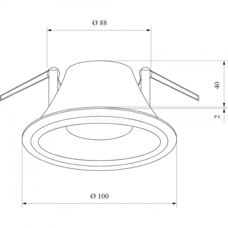 Встраиваемый точечный светильник Elektrostandard 7012 MR16 WH белый