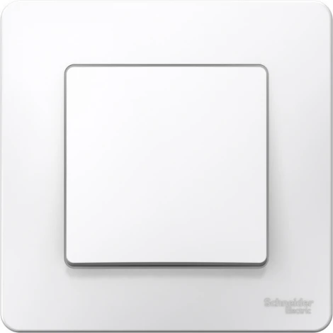 Выключатель встраиваемый одноклавишный (белый) Systeme Electric Blanca BLNVS010601