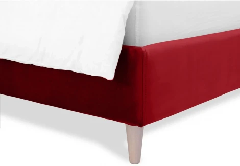 Кровать Queen II Sofia L 1600 ОГОГО (арт.577455), (Ткань/Бордовый)