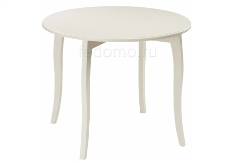 Деревянный стол Woodville Мантенья молочный 424814