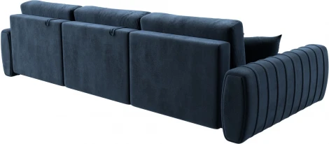 Диван угловой Лига-057 НПБ Лонг угол левый Лига Диванов (Велюр) арт.129305L