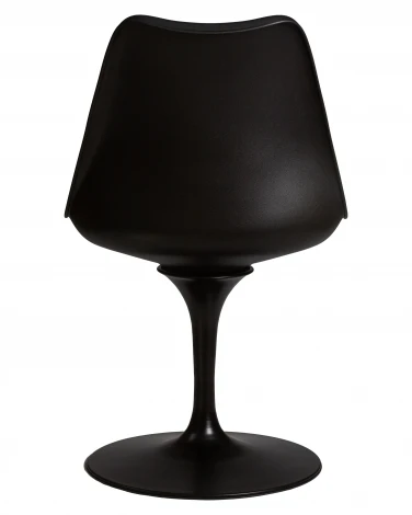 Стул обеденный TULIP (черное основание, цвет черный (B-03))