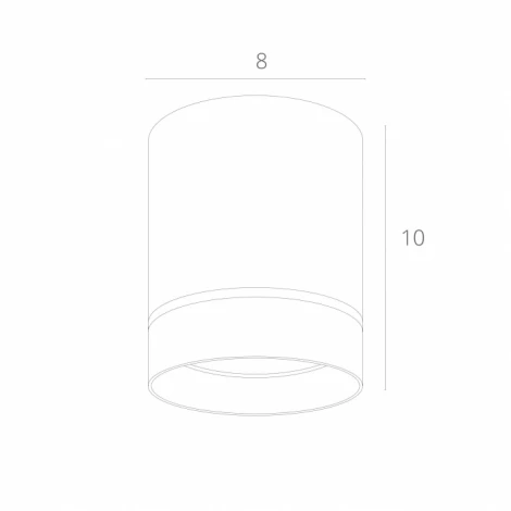 Накладной точечный светильник Arte Lamp Elle A1909PL-1WH (LED, 220V)