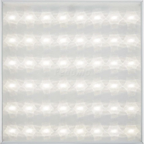 Светильник светодиодный Новый свет ДВО14, 30W, 2200lm, 4000K, IP40, белый призматический рассеиватель, белый