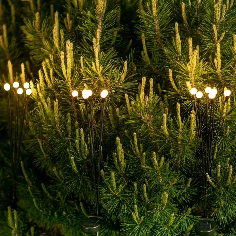 Садовый светильник на солнечной батарее «Светлячки». 6 светодиодов, 1*АА Ni-Mh аккумулятор в/к. IP44 Uniel USL-S-820/PM700 FIREFLIES