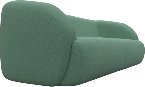 Диван прямой Лига-041 (Зеленый/Рогожка) Лига Диванов арт.124232