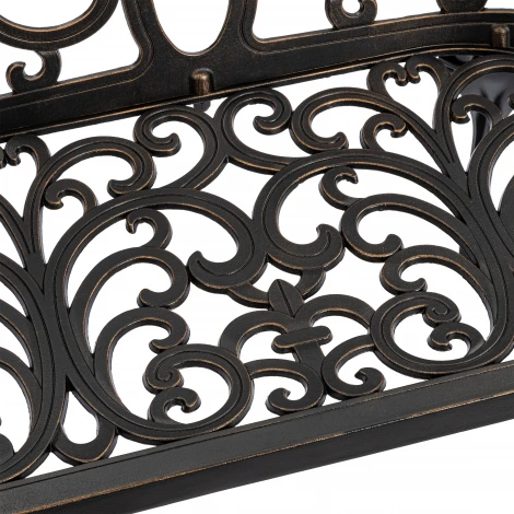 Скамья Secret de Maison Symphonie/Симфония сплав металла/алюминий, бронзовый 95х56х92см Tetchair 10673