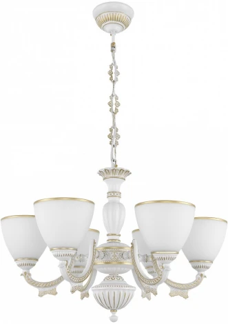 Подвесная люстра Arte Milano AM342837 342837/6 WT+G (220V, на цепи)