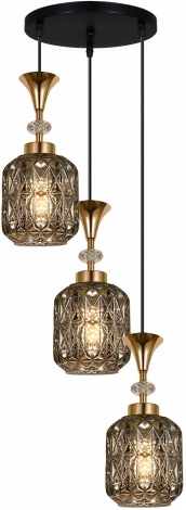 Подвесной светильник Reluce 02003-0.9-03 SMOKE (220V, на проводе)