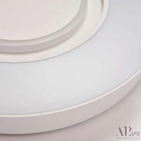 Потолочный светильник светодиодный с ПДУ APL LED Turin 3306.B246-350 White
