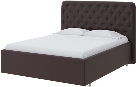PROxSON Кровать Classic Large (Экокожа Коричневый) 160x200