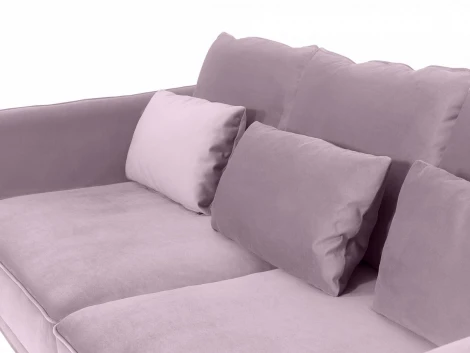 Диван Amsterdam трёхместный ОГОГО 342367 (сиреневый)