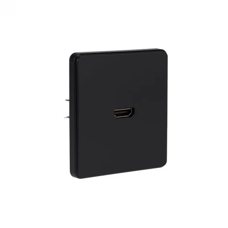 Розетка HDMI с/у оникс Kranz Round KR-78-0730-3