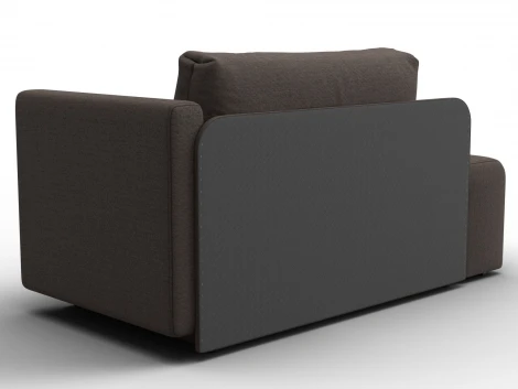 Кушетка Лига-097 (ДВП,ДСП,ЛДСП,Брус/Пластик/Рогожка/Коричневый) Лига Диванов 132571