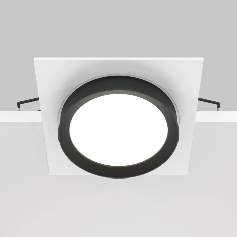 Встраиваемый светильник Hoop GX53 1x15Вт Maytoni Technical DL086-GX53-SQ-WB (220V, круглые)