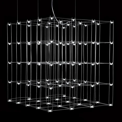 Подвесная люстра Quasar Cosmos Square LED pendant light ImperiumLoft 40,244 (252288-22)